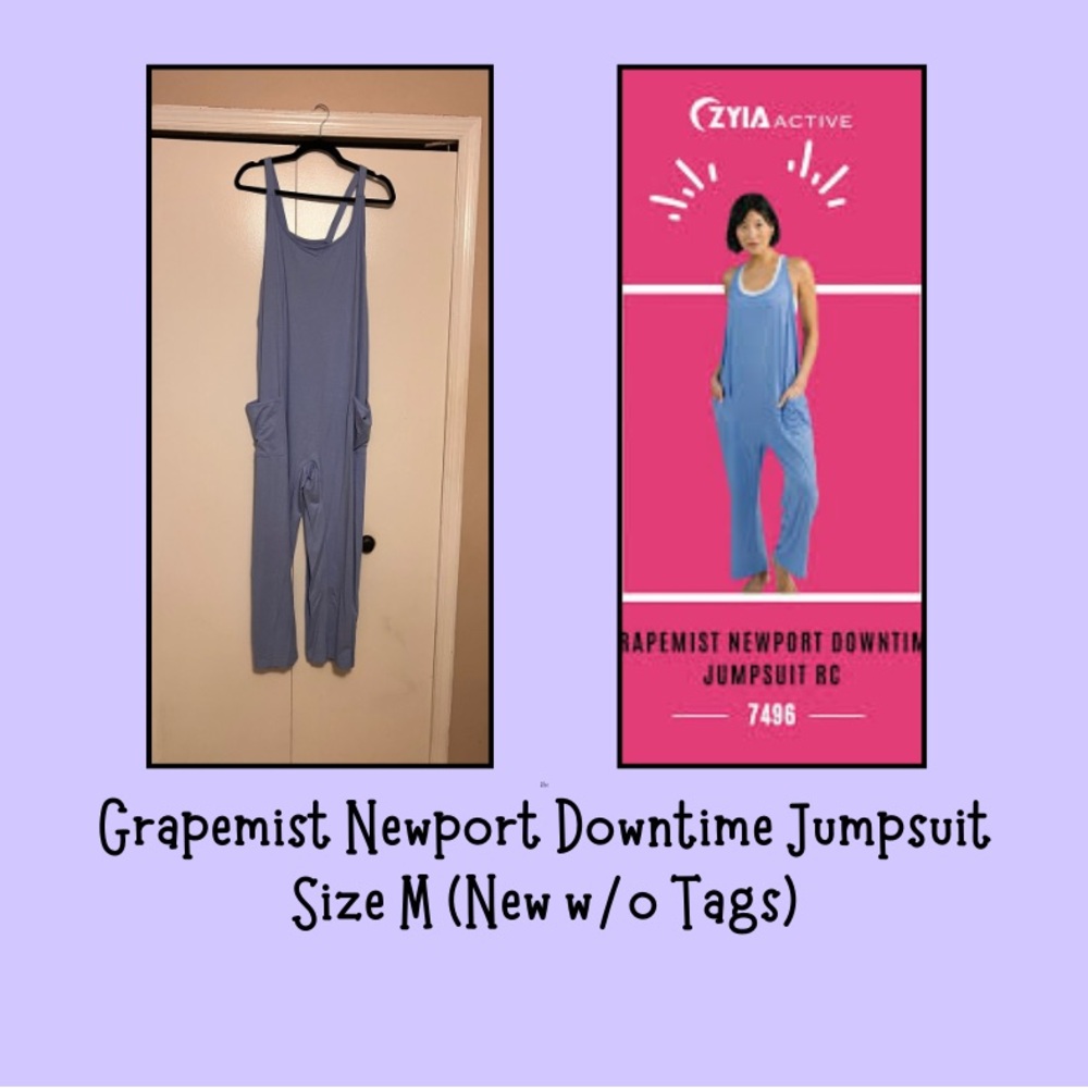 ZYIA Grapemist Downtime Romper (M)